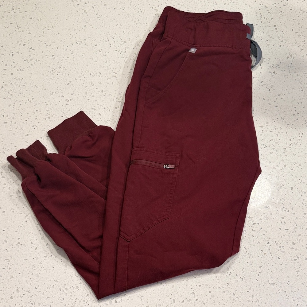 Burgundy Jogger scrubs